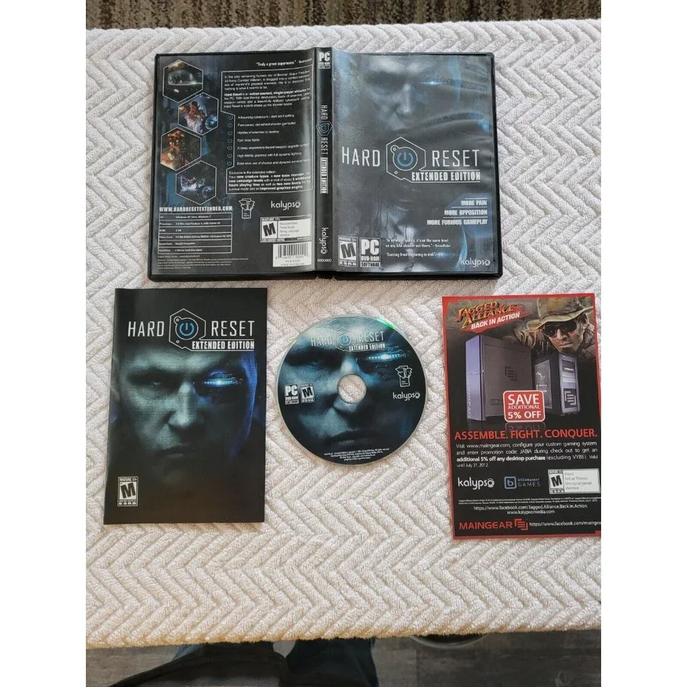 Hard Reset: Extended Edition (PC) Complete with Manual